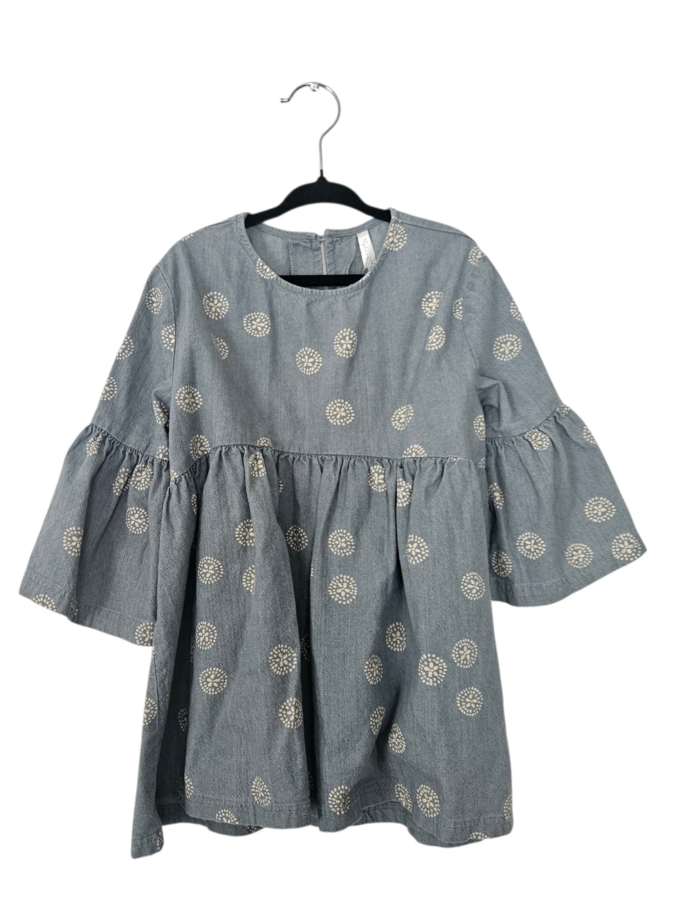 Rylee + Cru Denim Dot Dress Size 4-5years